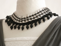 Collier plastron Black Lady