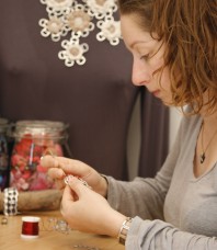 Hélène dans l'atelier