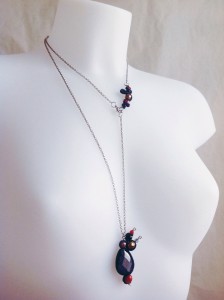 Sautoir transformable Strass Night