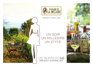 Invitation soirée un soir, un millésime, un style